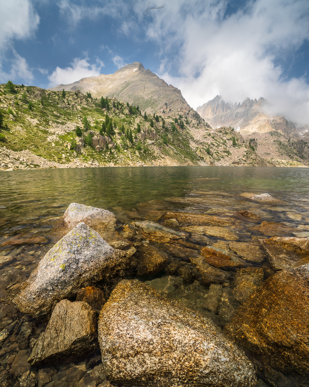 Lac Negre in Parc National du Mercantour